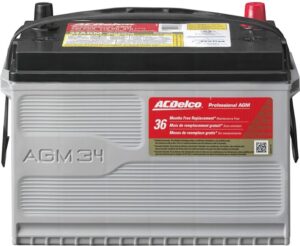 ACDelco 34AGM Professional AGM Automotive BCI Group 34 Battery