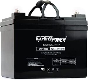 ExpertPower 12v 33ah Rechargeable Deep Cycle Battery